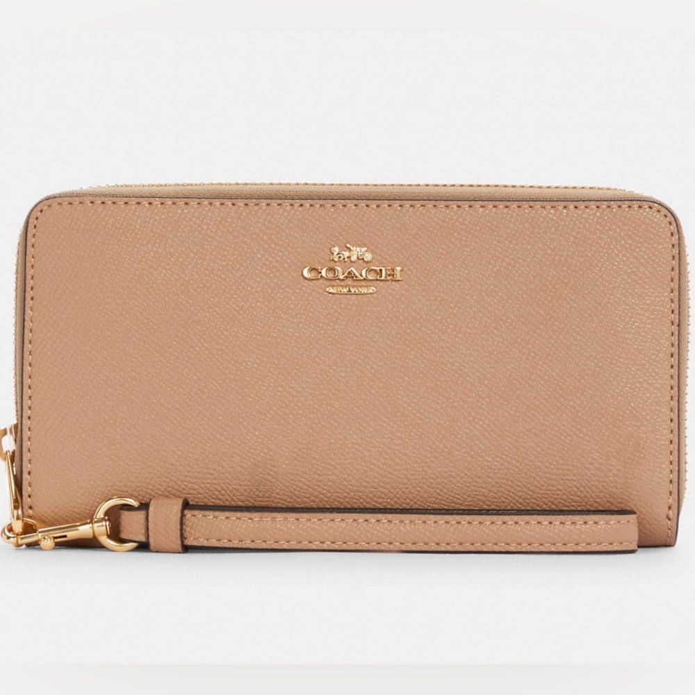 Coach Zipper Wallet - Brown